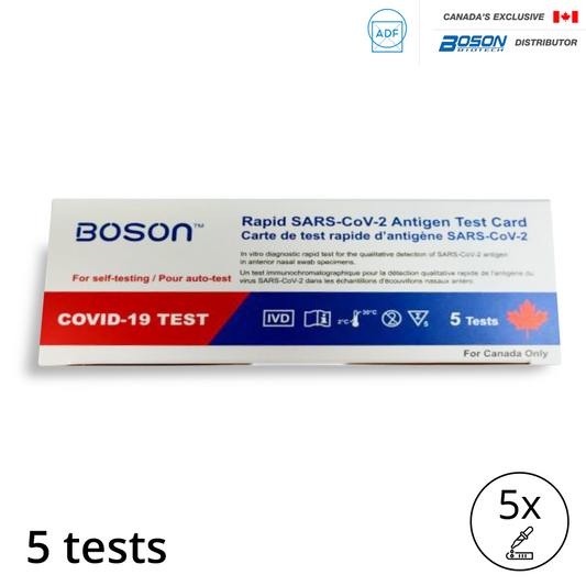 Home-pack: 5 Rapid COVID-19 Antigen Test Kits